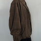 voluminous leather jacket(unisex)/check - KNUTH MARF