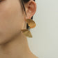 wave earring/pierced earrings - KNUTH MARF