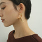 wave earring/pierced earrings - KNUTH MARF