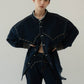 western denim over shirt(unisex)/indigo - KNUTH MARF