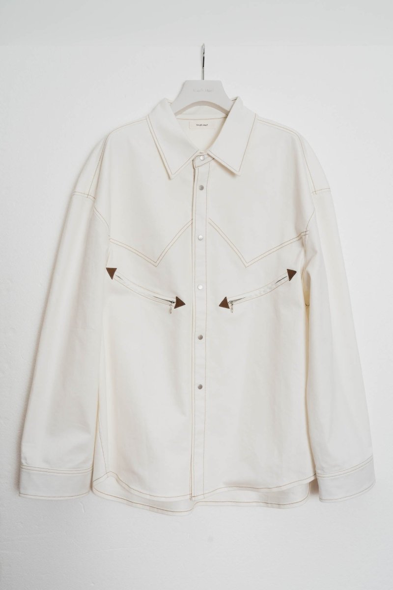 western shirt(unisex)/white