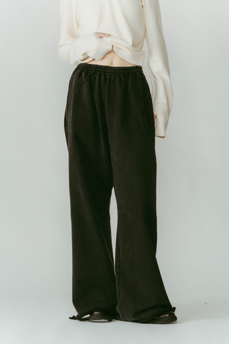 wide - leg sweatpants(unisex)/2color - KNUTH MARF