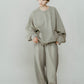 wide - leg sweatpants(unisex)/2color - KNUTH MARF