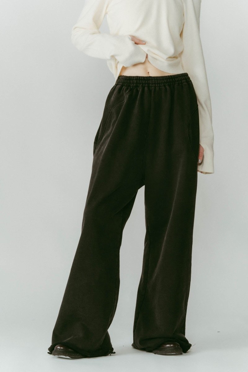 wide - leg sweatpants(unisex)/2color - KNUTH MARF