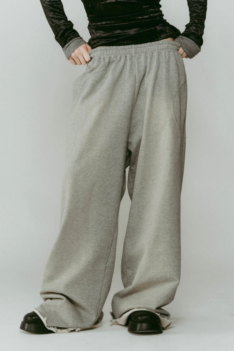 wide - leg sweatpants(unisex)/2color - KNUTH MARF