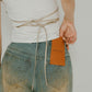 wrap leather bustier/2color - KNUTH MARF