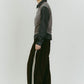 zip - up track pants(unisex)/brown - KNUTH MARF