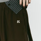 zip - up track pants(unisex)/brown - KNUTH MARF