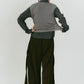 zip - up track pants(unisex)/brown - KNUTH MARF