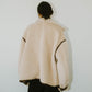 【11/30~出荷】reversible mouton jacket(unisex)/beige-S size - KNUTH MARF