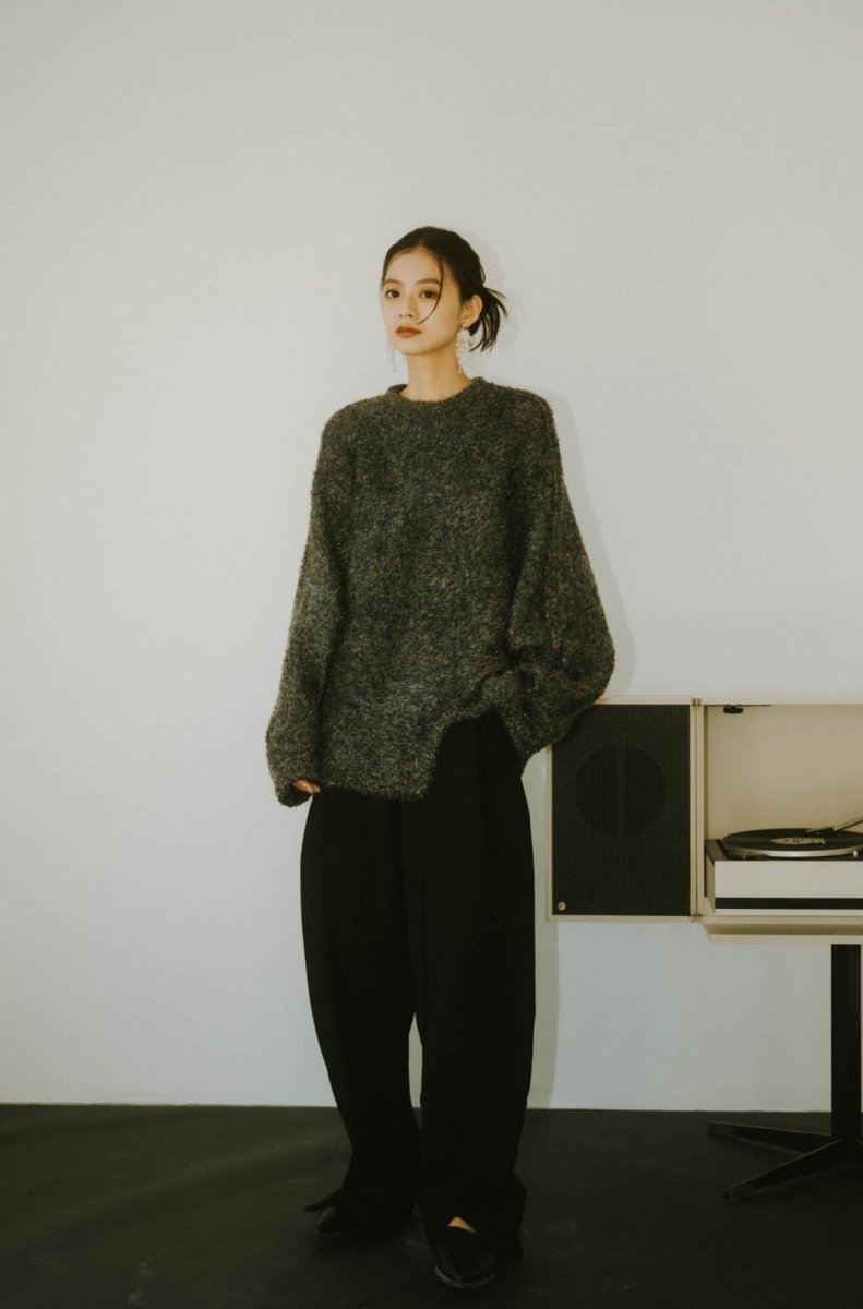 accent knit pullover(unisex)/lame | KNUTH MARF