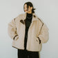 【12/20~出荷】reversible mouton jacket(unisex)/beige - KNUTH MARF