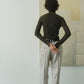 【12/26~出荷】slit belt slacks pants/denim(追加販売10/22 20:00~ 10/24 12:00) - KNUTH MARF