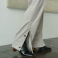 【12/26~出荷】slit belt slacks pants/denim(追加販売10/22 20:00~ 10/24 12:00) - KNUTH MARF