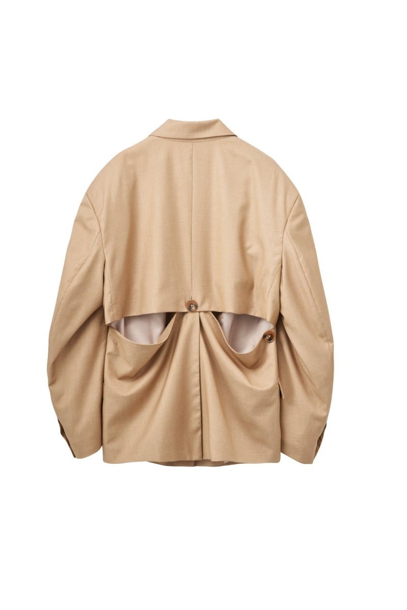 2way handsome jacket/beige - KNUTH MARF