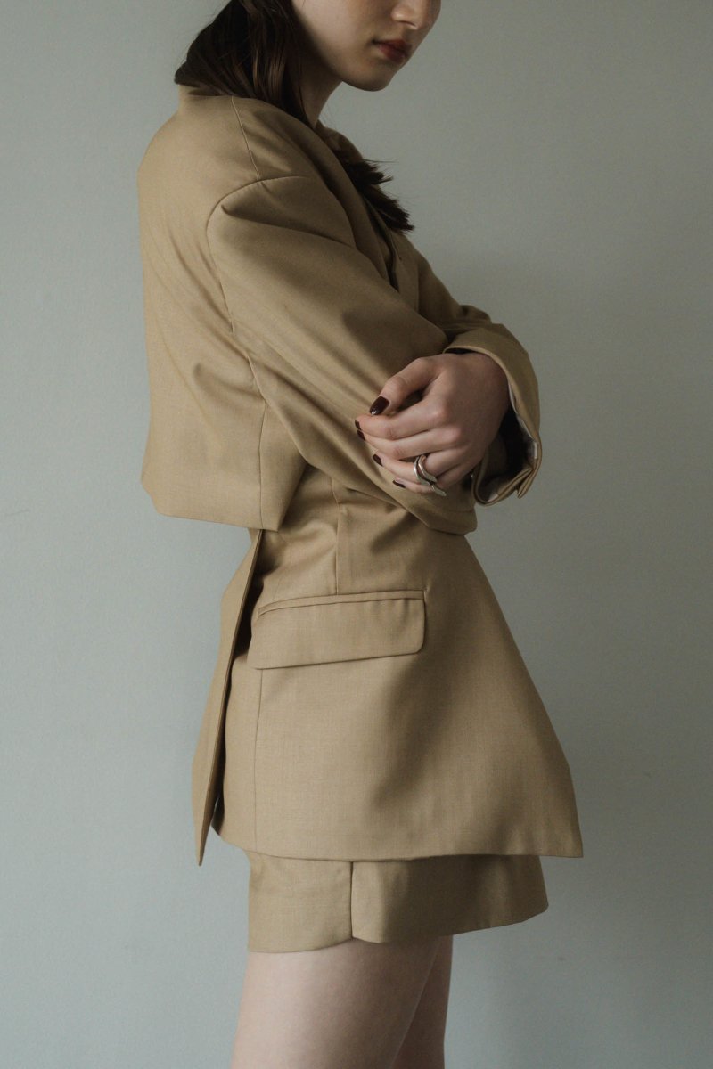 2way handsome jacket/beige