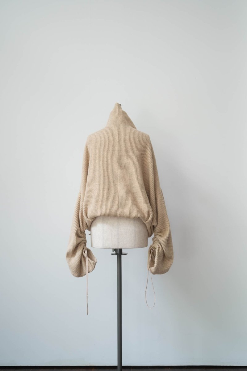 Knuth Marf unique Nep knit jacket/black - 傘