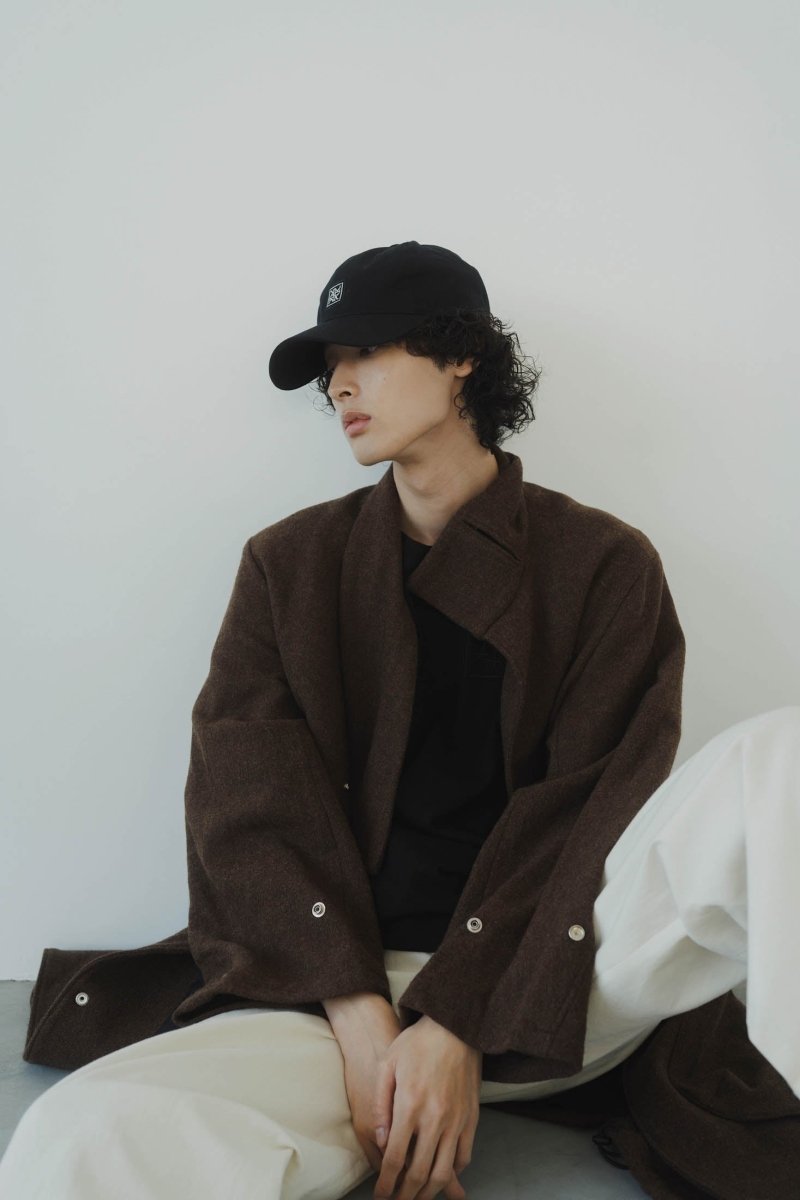 2way wool long coat(unisex)/brown | KNUTH MARF