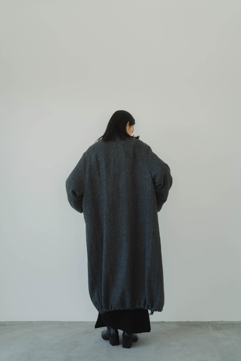 2way wool long coat/gray Knuth marfロングコート