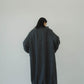 2way wool long coat(unisex)/gray - KNUTH MARF
