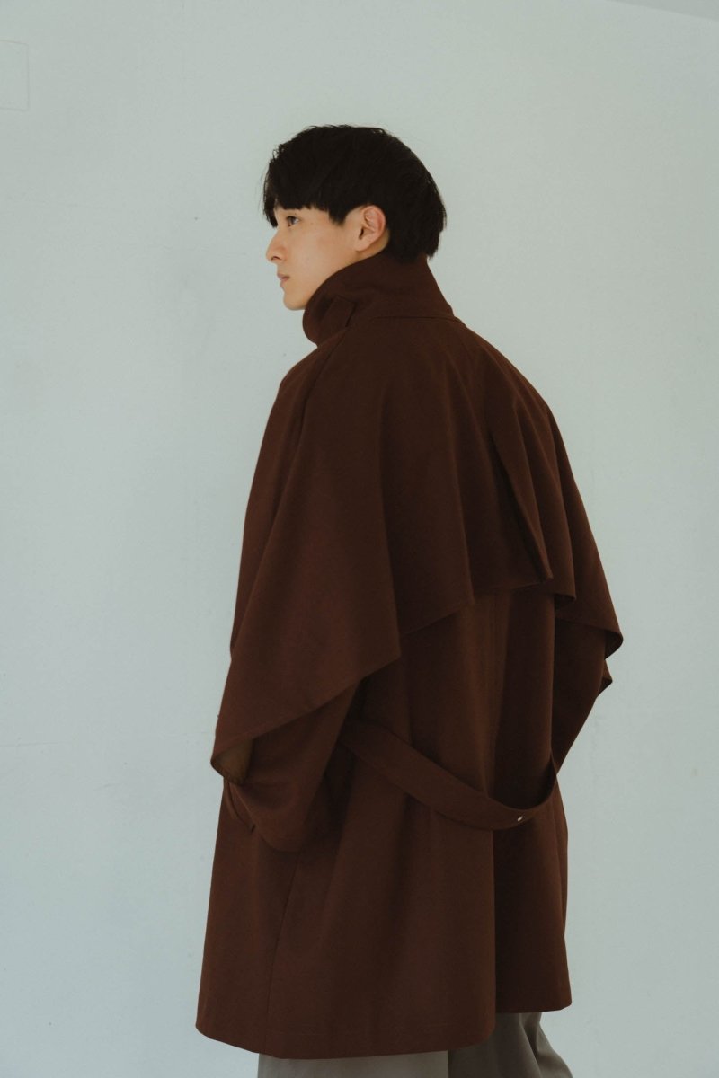 3way dolman trench coat/Bordeaux | KNUTH MARF