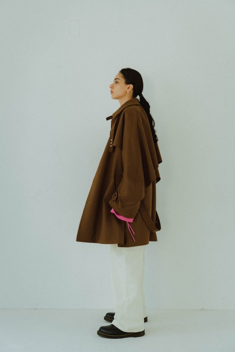 3way dolman trench coat/khakibrown | KNUTH MARF