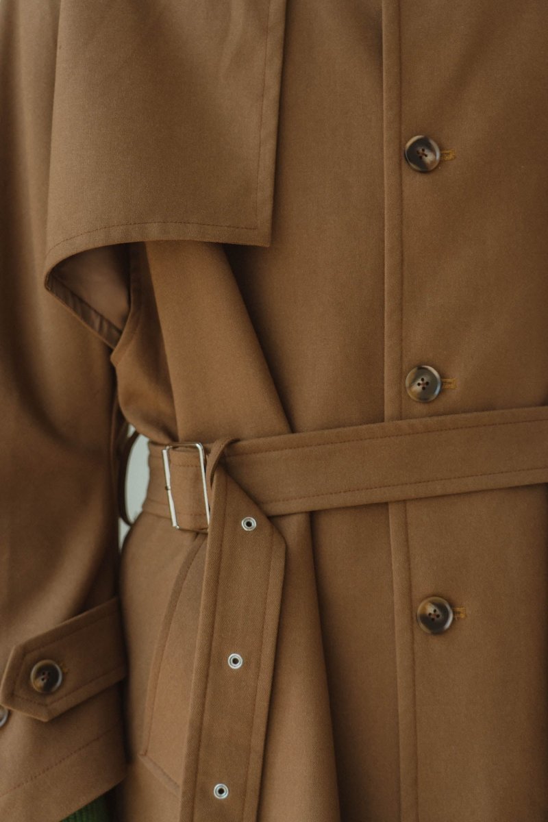 3way dolman trench coat/khakibrown | KNUTH MARF