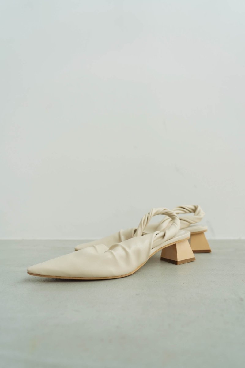 asymmetry twist heel/2color - KNUTH MARF
