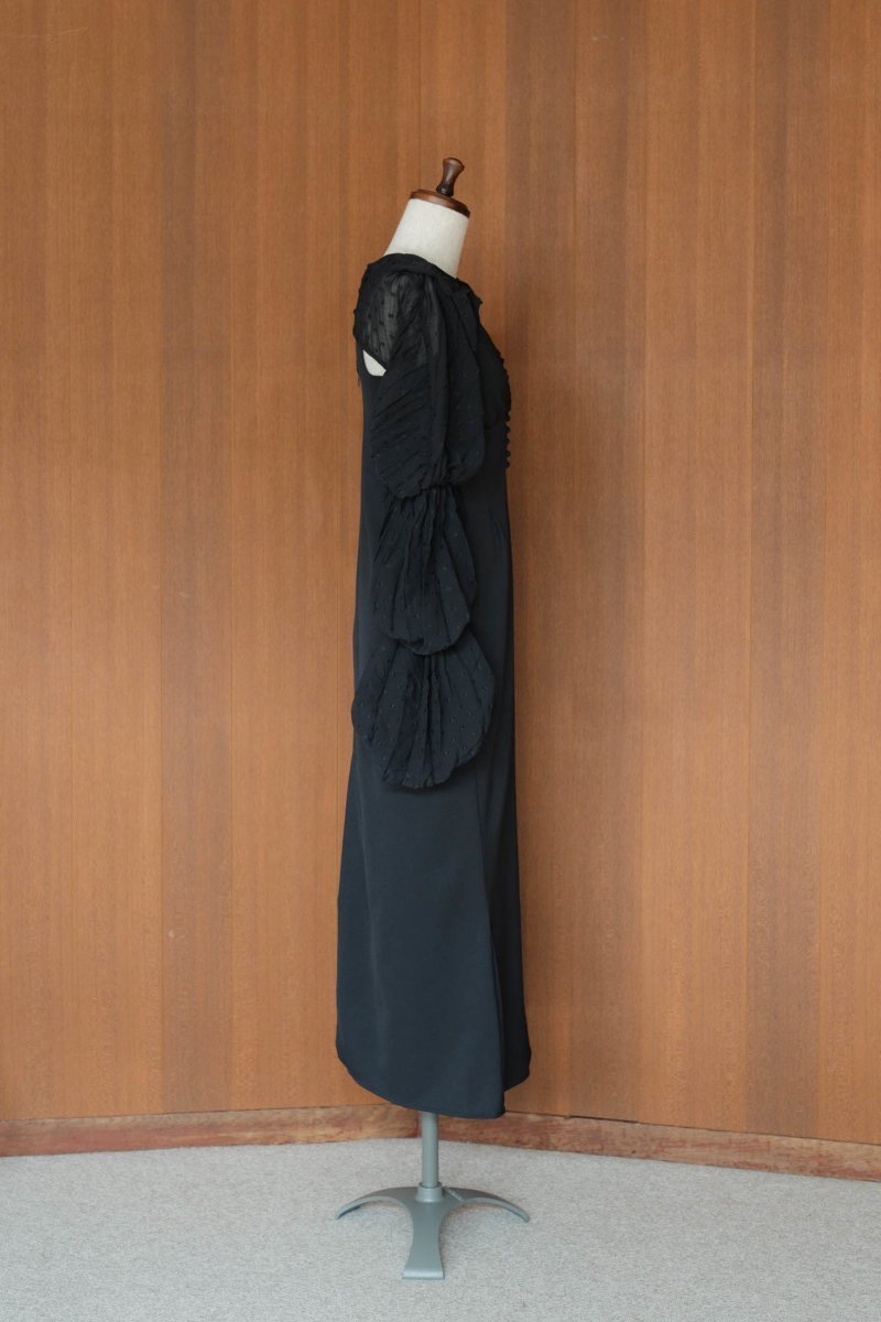 balloon bolero one piece/blackblack