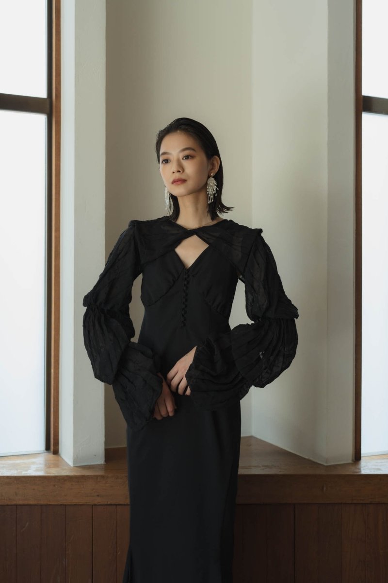 balloon bolero one piece/blackblack | KNUTH MARF