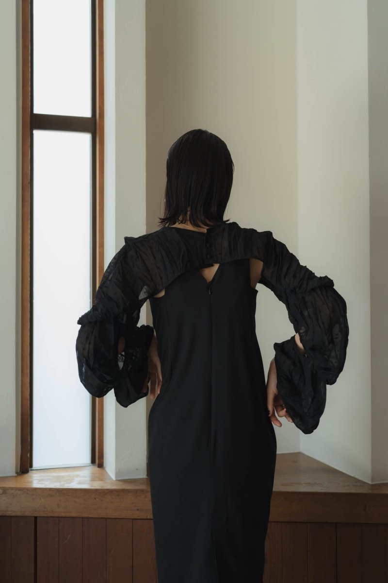 balloon bolero one piece/blackblack | KNUTH MARF