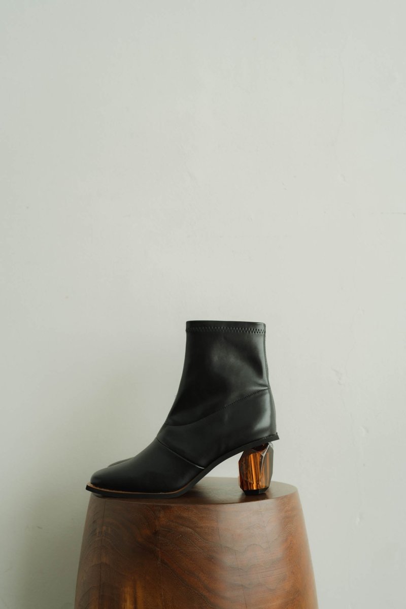 clear heel boots/2color - KNUTH MARF