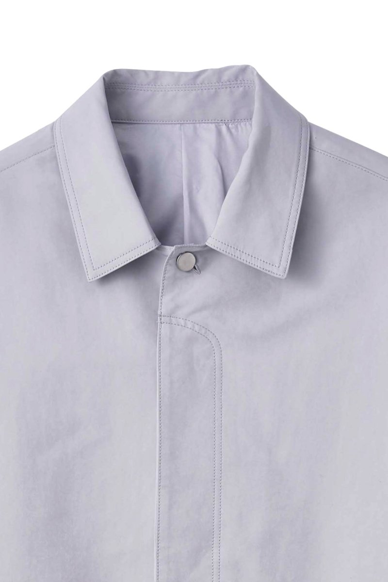 cutting edge shirt jacket(unisex)/iceblue - KNUTH MARF