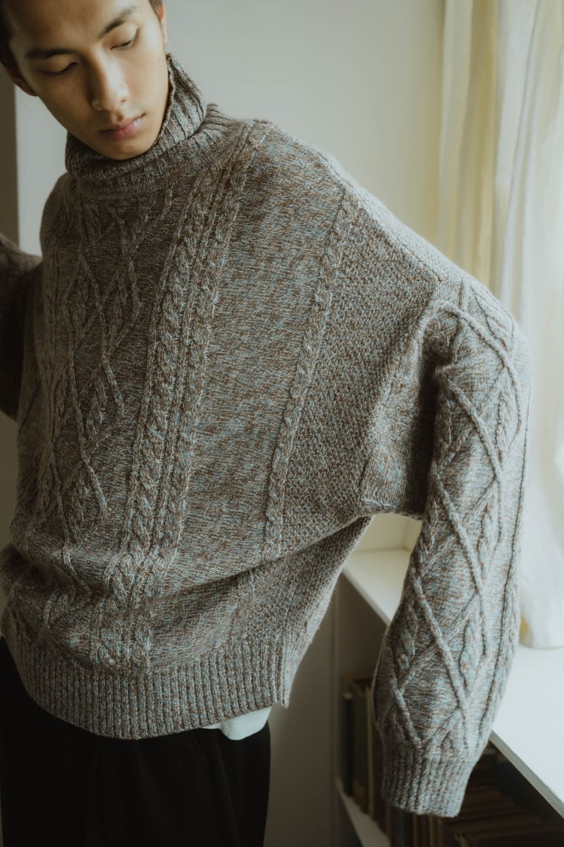 Knuth Marf dolman sleeve turtleneck knit