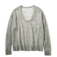 embroidery sheer Uneck pullover(unisex)/3color - KNUTH MARF