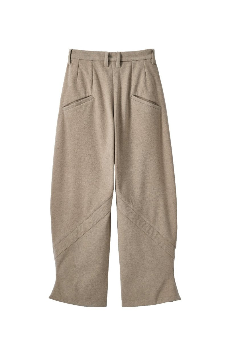 front slit pants(unisex)/greige | KNUTH MARF