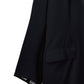 -high end- oversize long chester coat(unisex)/black - KNUTH MARF
