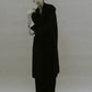 -high end- oversize long chester coat(unisex)/black - KNUTH MARF