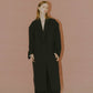 -high end- oversize long chester coat(unisex)/stripe - KNUTH MARF