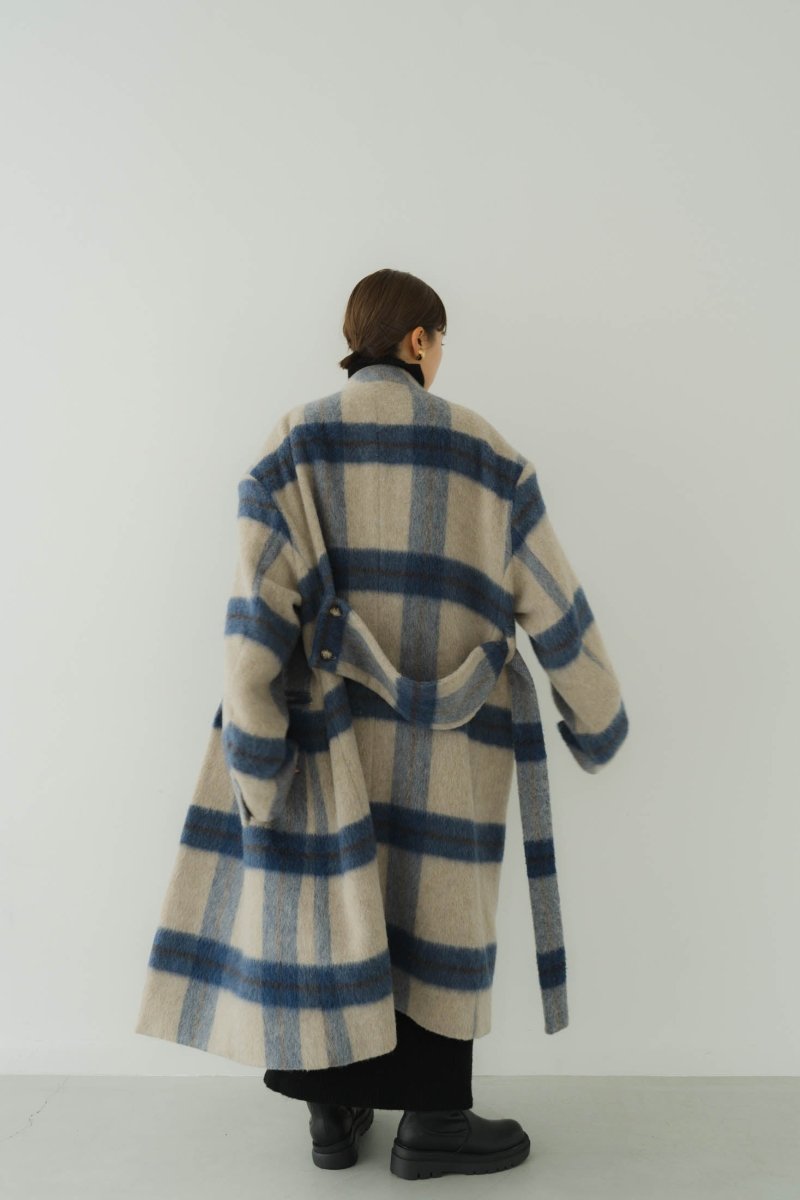 high end- remake chester long coat/bluegray | KNUTH MARF