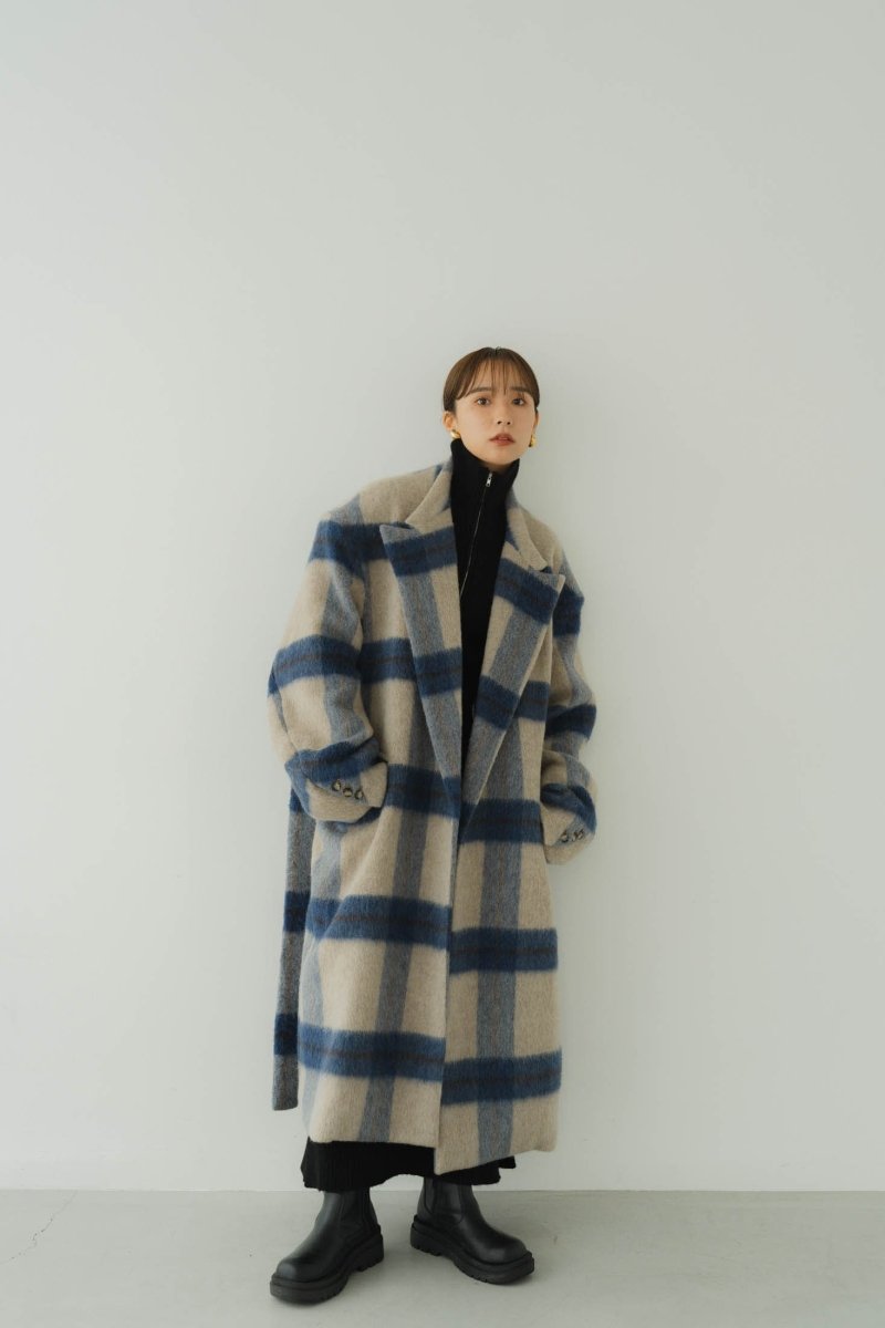 high end- remake chester long coat/bluegray | KNUTH MARF