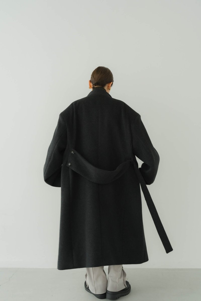 high end- remake chester long coat/charcoal | KNUTH MARF