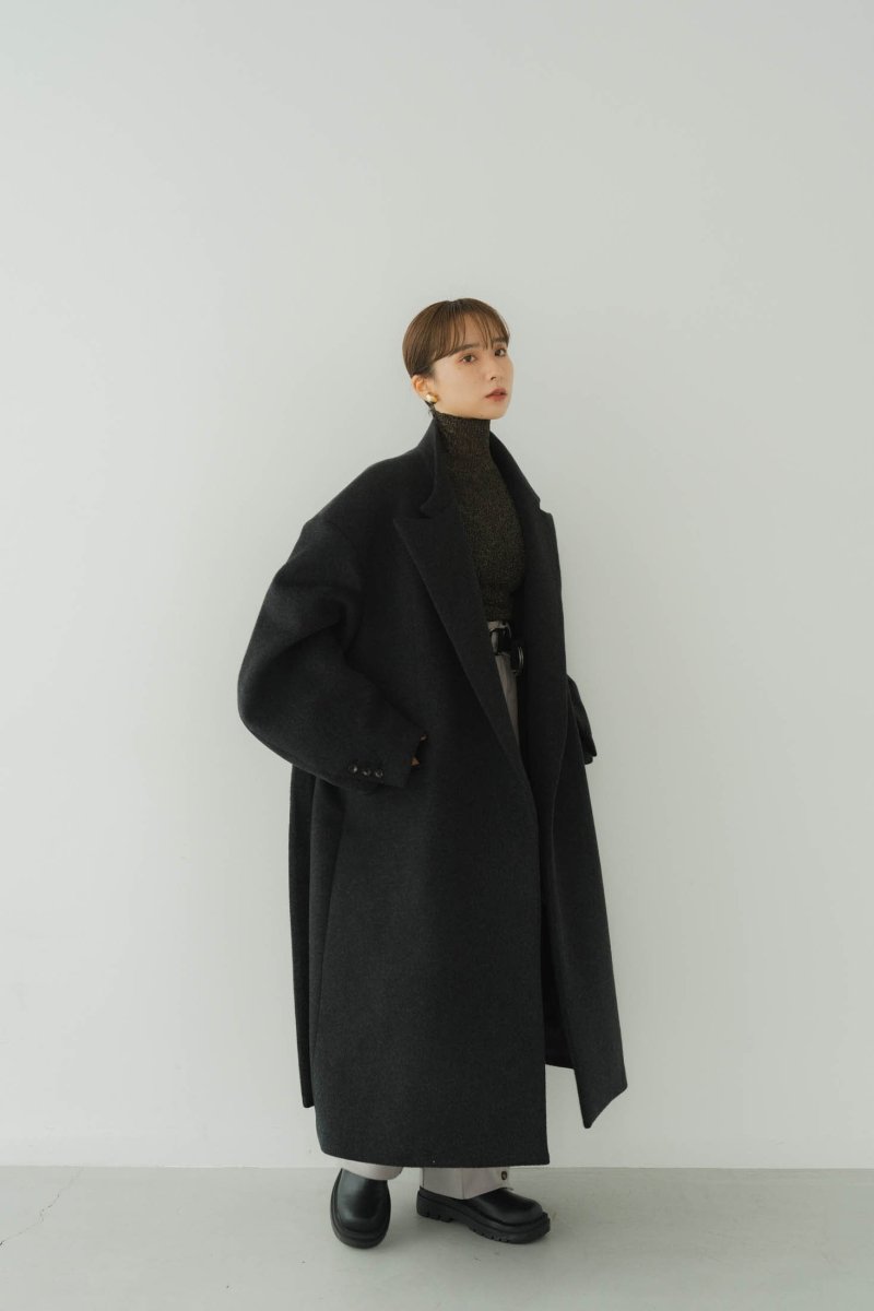 high end- remake chester long coat/charcoal | KNUTH MARF