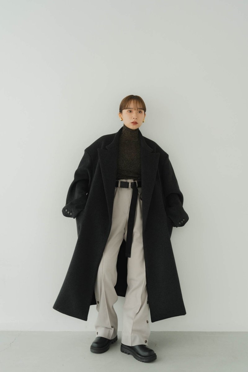 high end- remake chester long coat/charcoal | KNUTH MARF