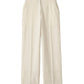 -high end- wool straight pants/cream - KNUTH MARF