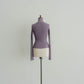 high neck lamé knit_3color - KNUTH MARF