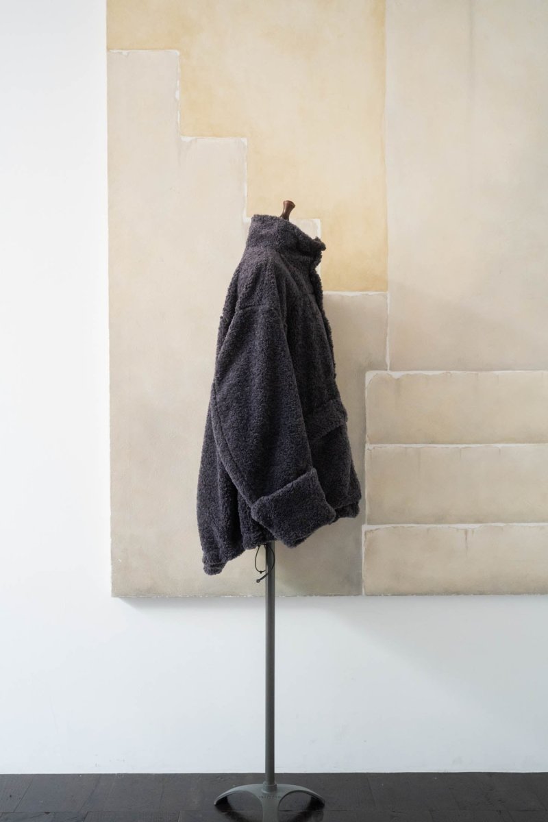 Knuth Marf boa jacket(unisex)/charcoal