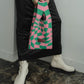 Knuth Marf knit bag/pinkgreen - KNUTH MARF