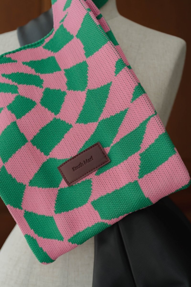 Knuth Marf knit bag/pinkgreen | KNUTH MARF