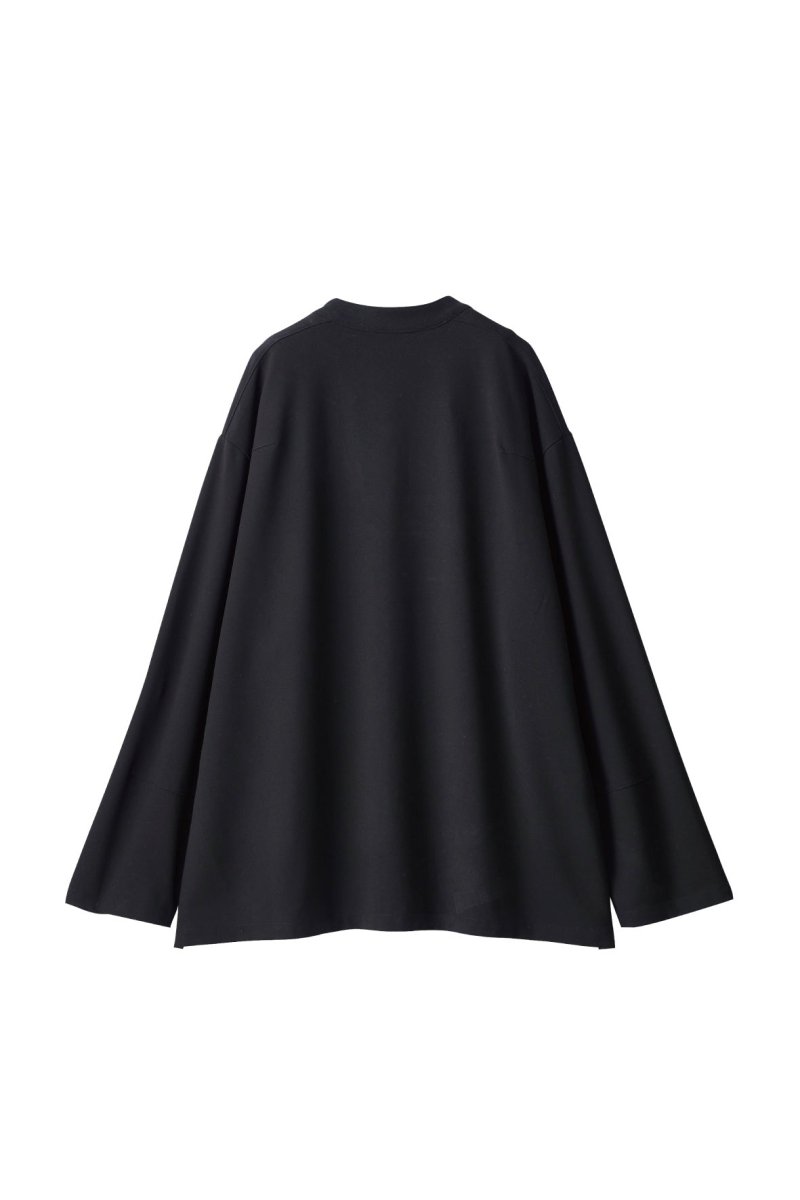 label keyneck tops(unisex)/black | KNUTH MARF